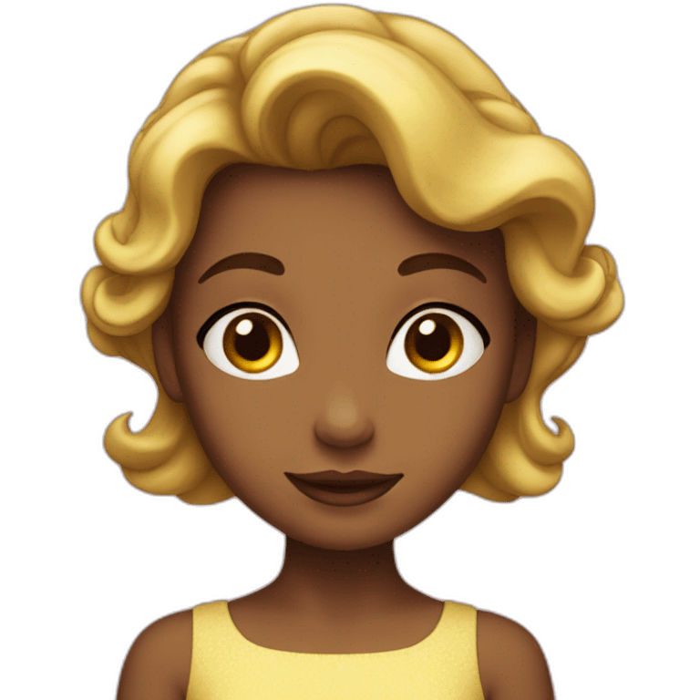 Fille belle emoji