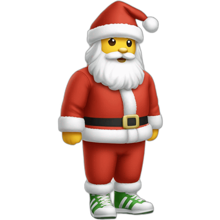 Adidas clothes Santa Claus emoji