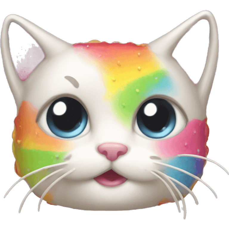 Rainbow poptart kitty emoji