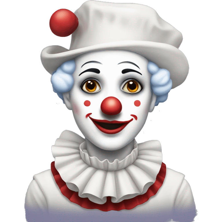 Pierrot clown emoji