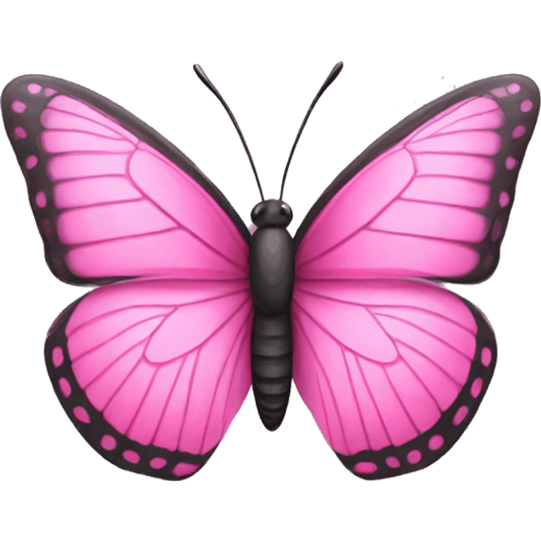 pink butterfly emoji