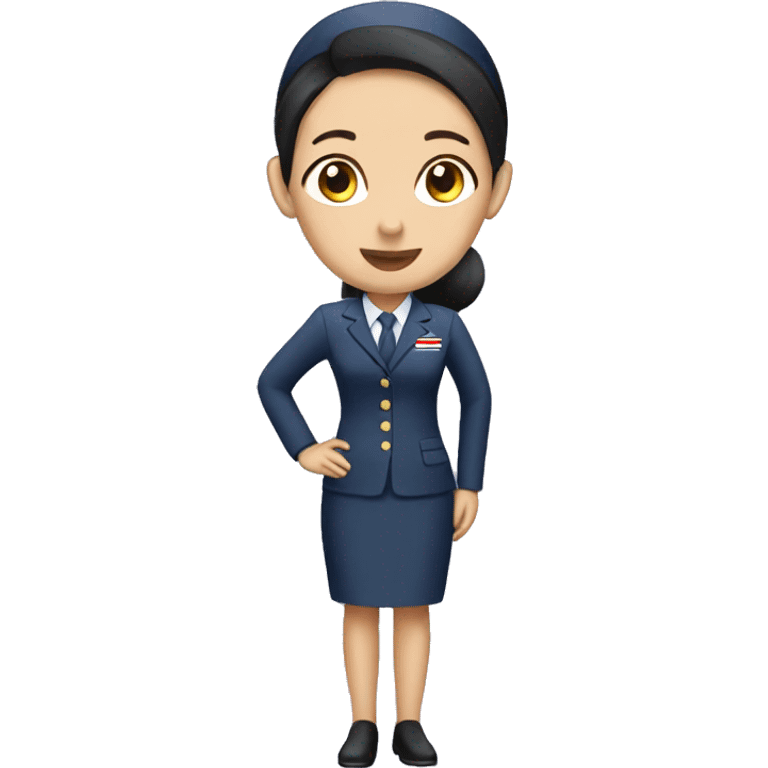  flight attendant thai emoji