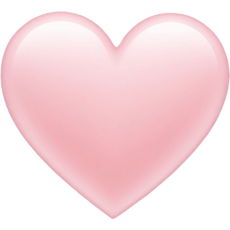 Light pink heart emoji