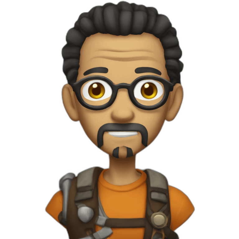 Usopp as gordon freeman emoji