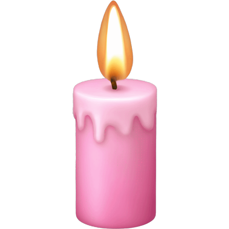 light pink candle emoji