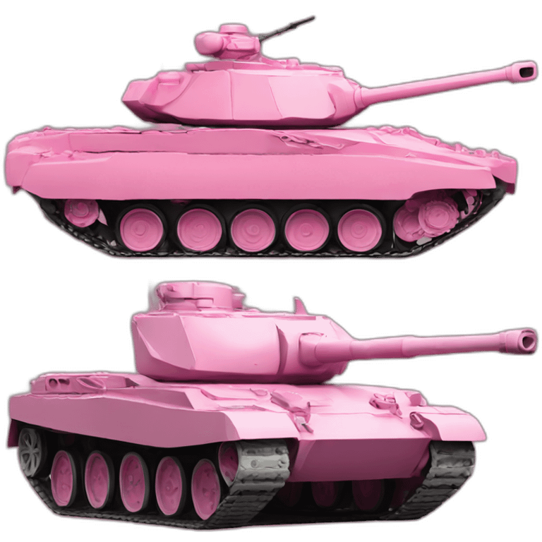 Tank pink emoji