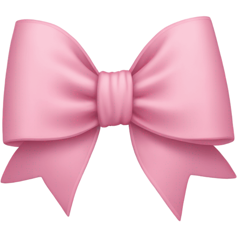 light pink bow on light pink bow emoji