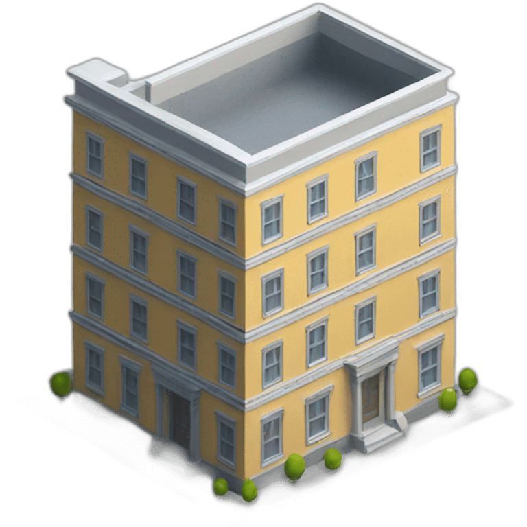 building model isometric emoji