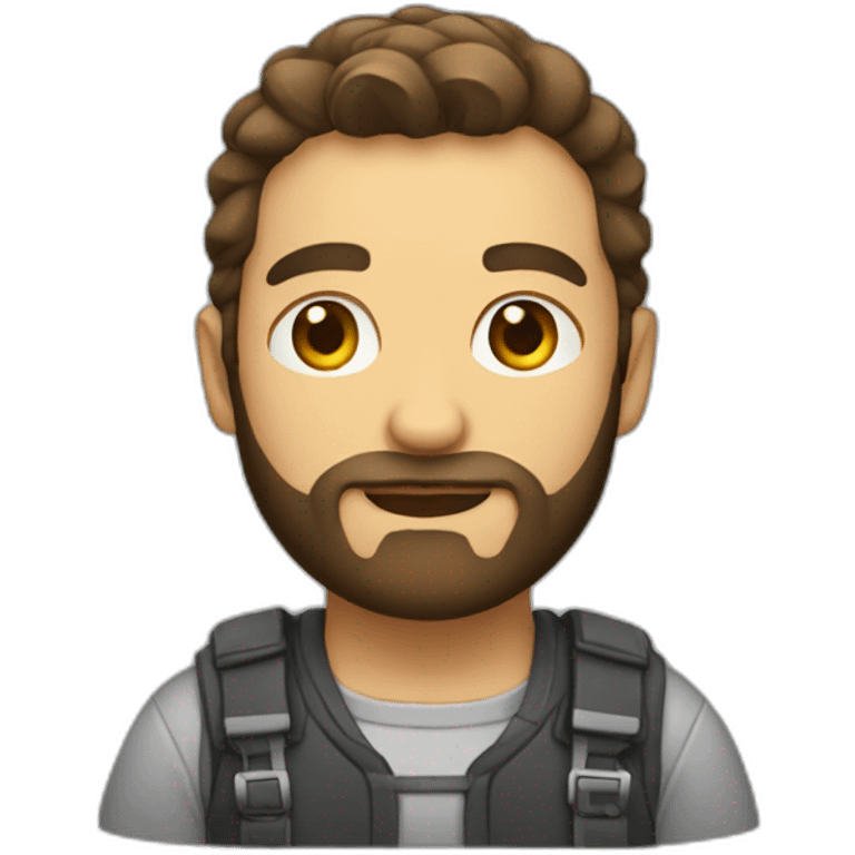 developer with short beard emoji