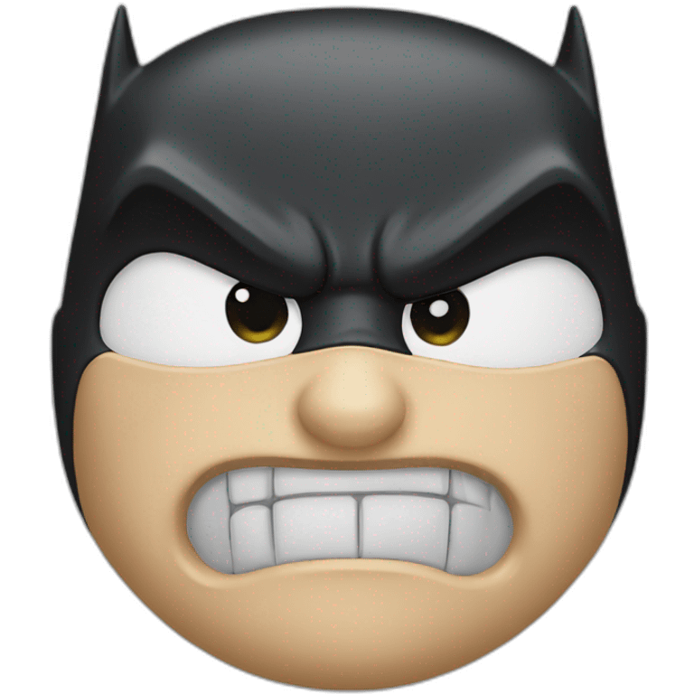 Batman head emoji