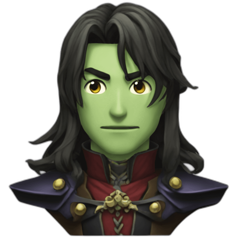 Olrox from Castlevania nocturne emoji