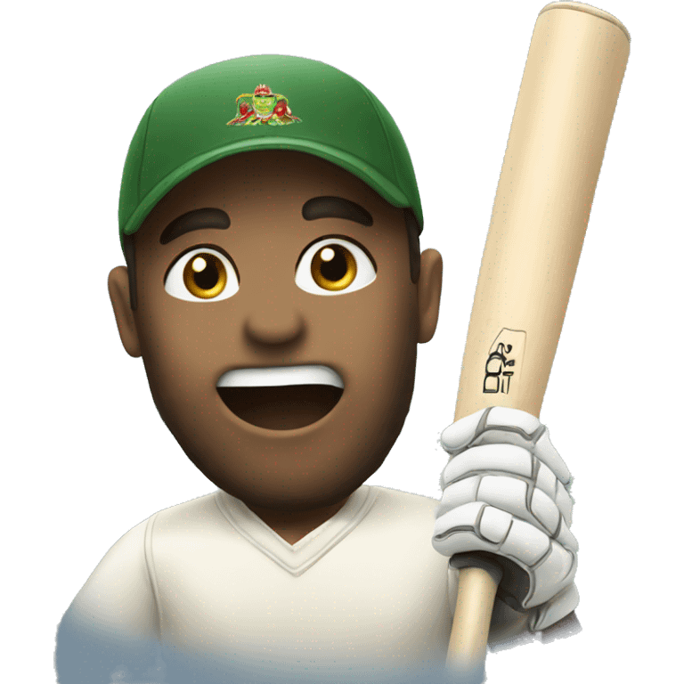 Playing Cricket  emoji