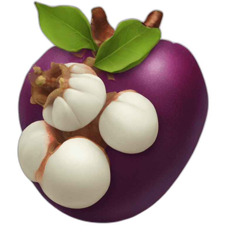 mangosteen fruit emoji