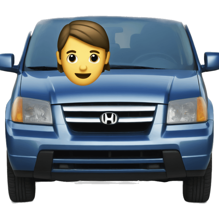 Blue 2004 Honda pilot  emoji