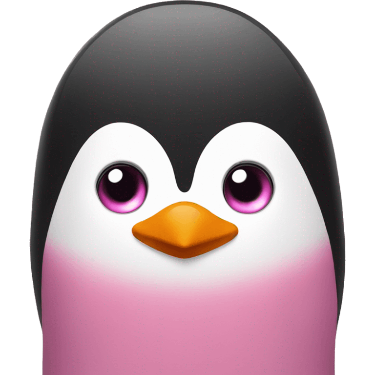 penguin pink emoji