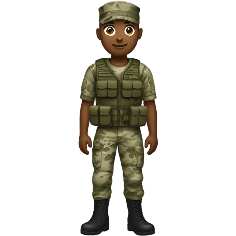 Man in army emoji