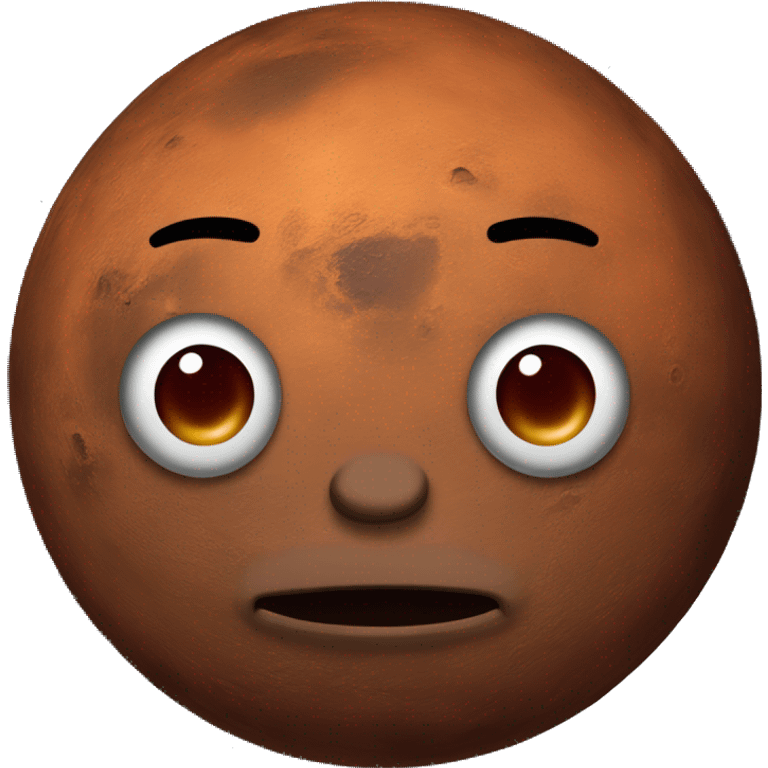 The planet mars emoji