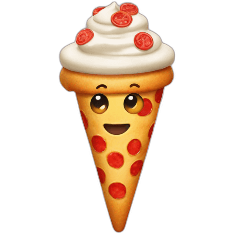 pizza icecream cone emoji