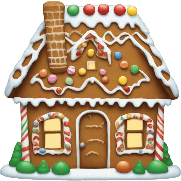 gingerbread house  emoji