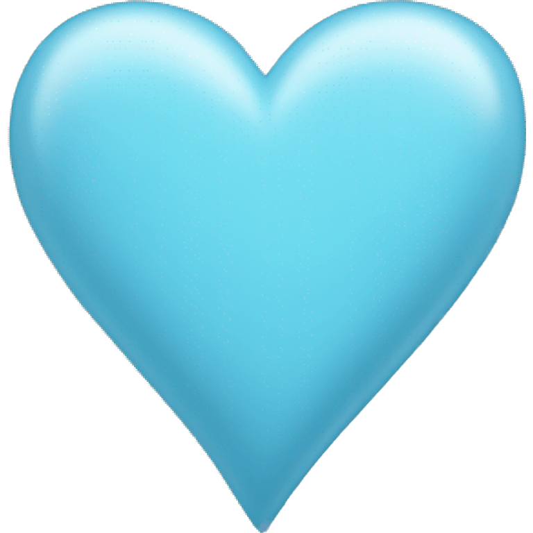 Light blue heart emoji