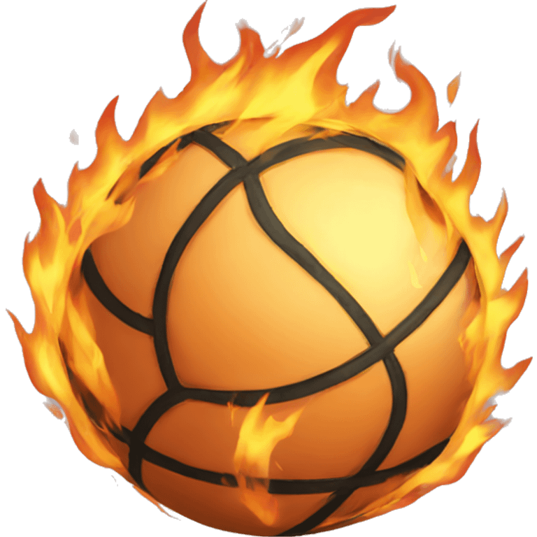 ball fire emoji