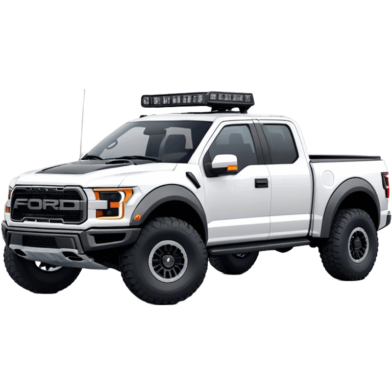 Ford f150 Raptor - Ford (Model Year: 2024) (Iconic colour: White) emoji