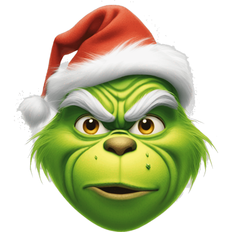 The grinch emoji