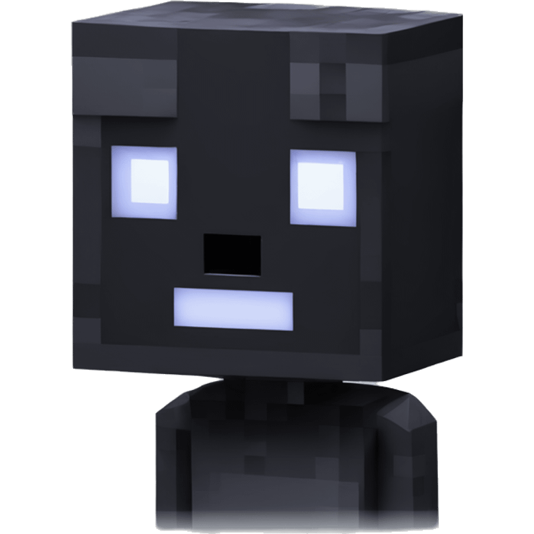 Minecraft enderman with thumb up, face emoji