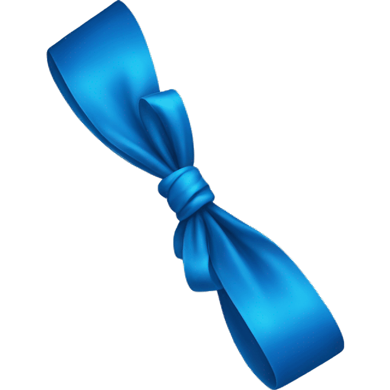 blue bow emoji