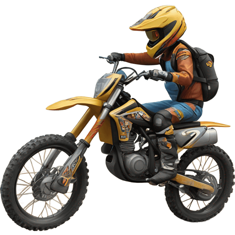 Dirt bike emoji