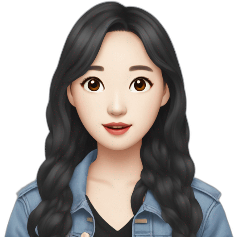 Park Soeun from weeekly emoji