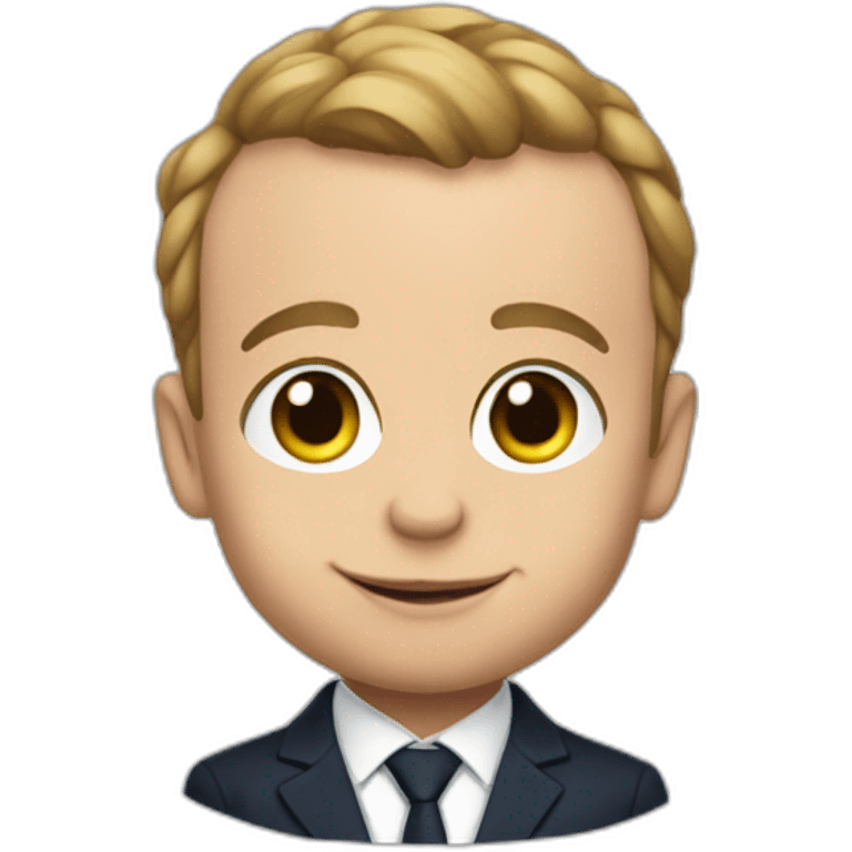 Macron love baby  emoji