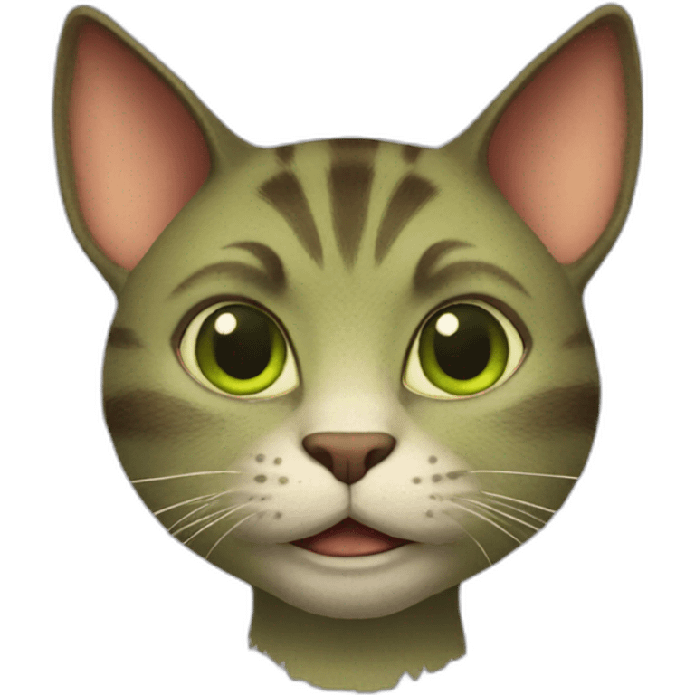 Shrek cat emoji