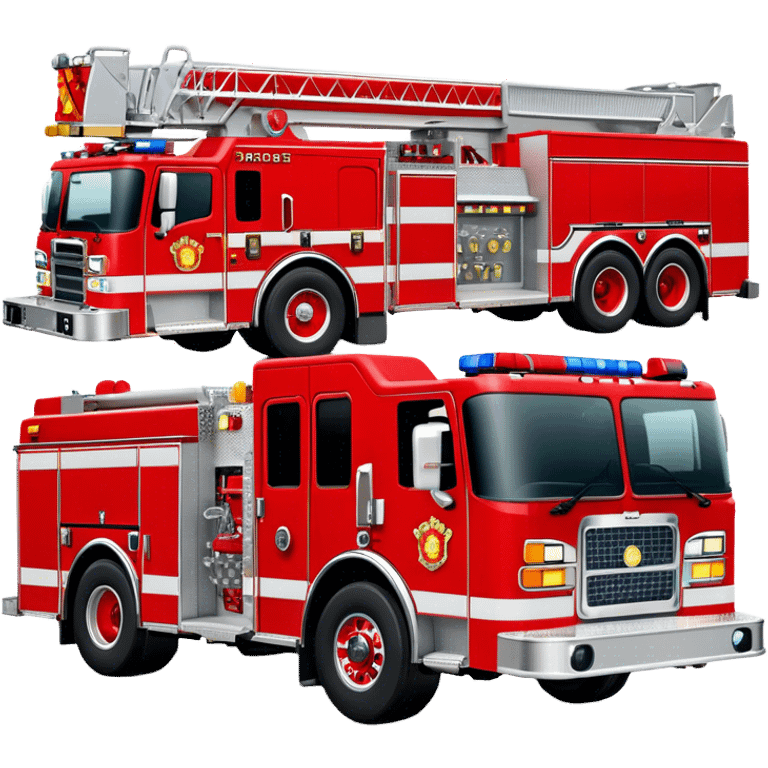 Fire Engine - Pierce Enforcer Pumper (Model Year: 2021) (Iconic colour: Red) emoji