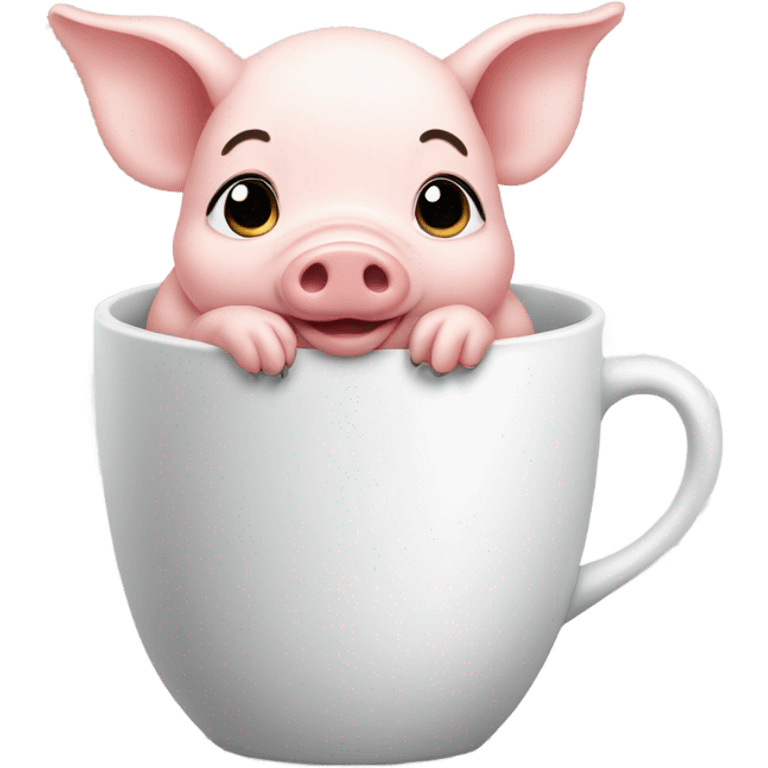 pig in a cup emoji