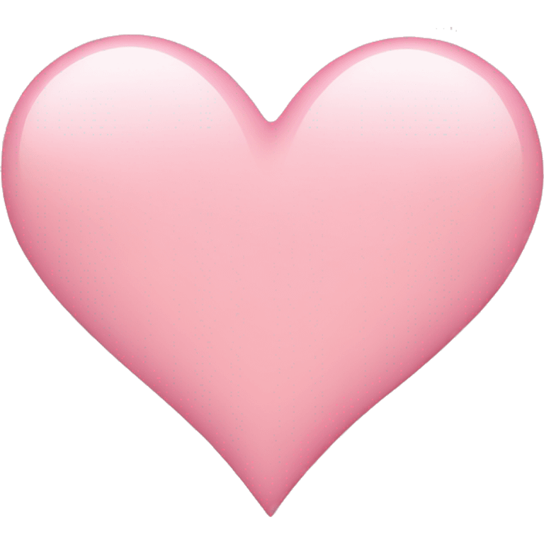 light pink heart emoji