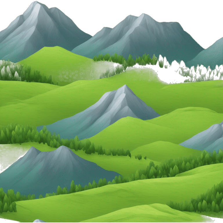 mountain countryside emoji