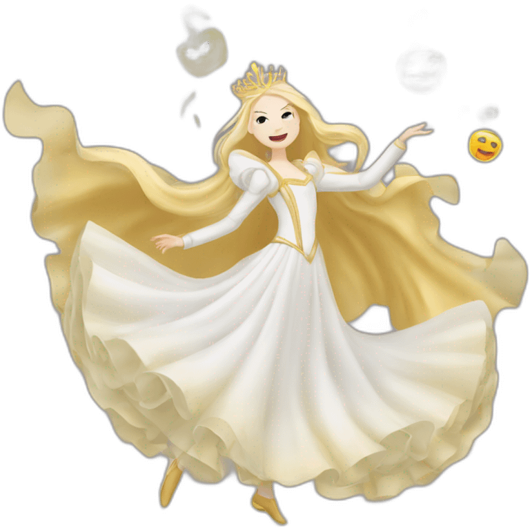 Un Whooper danse la Salsa avec Galadriel emoji