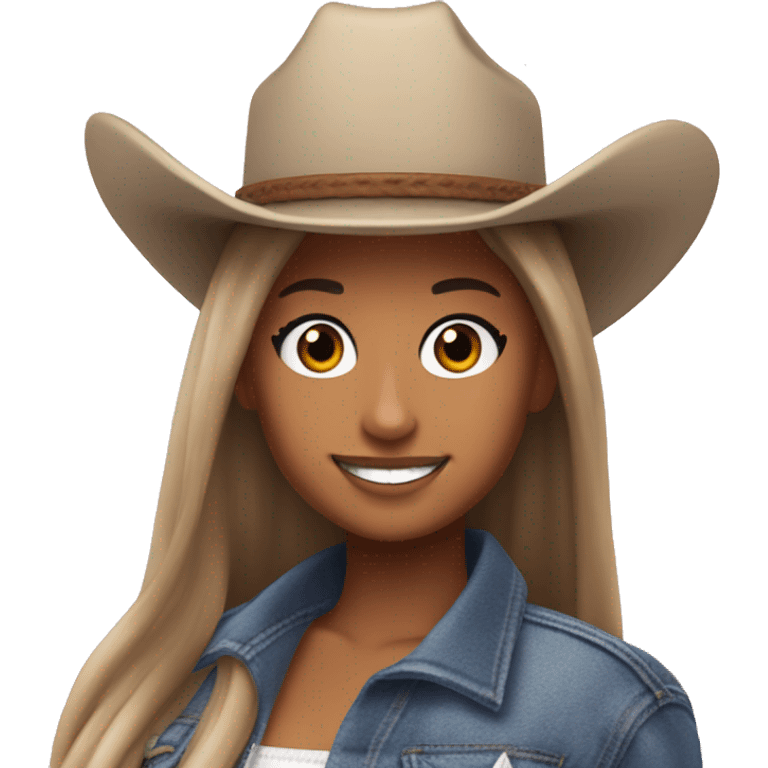 Ariana Grande's chill mode mixed with Texas cowboy charm emoji