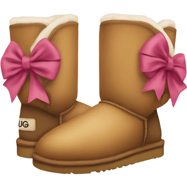 Uggs with bows  emoji