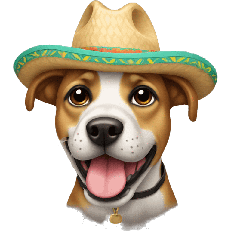 perro con sombrero emoji