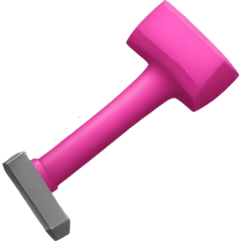 pink hammer emoji