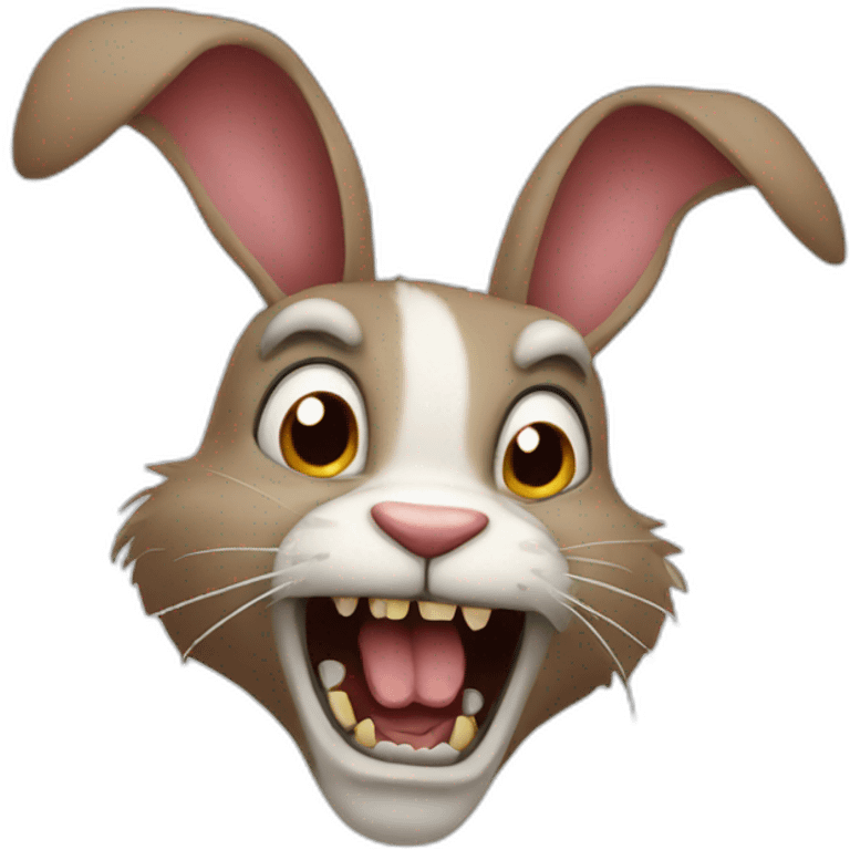 rabid rabbit emoji