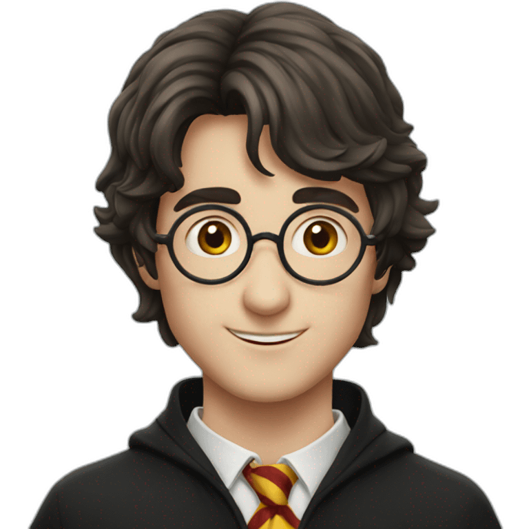 Harry Potter at a party emoji