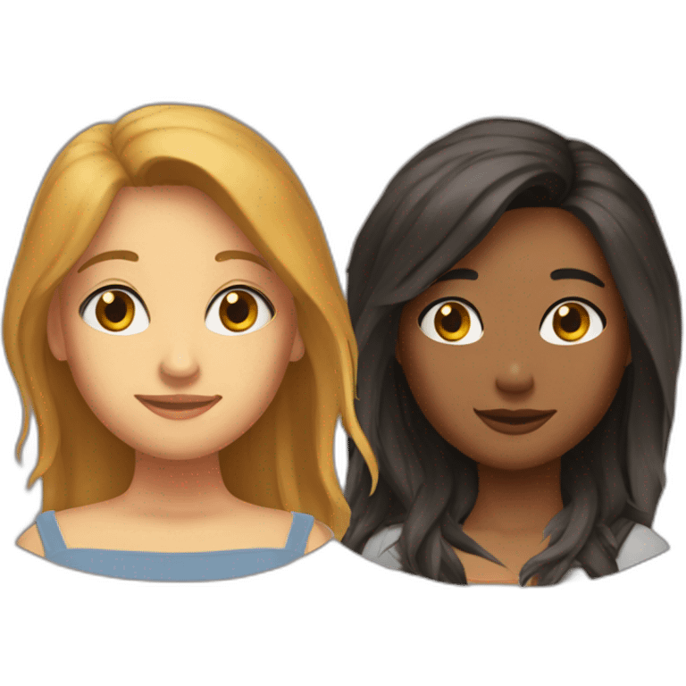 Marron et brigitte emoji