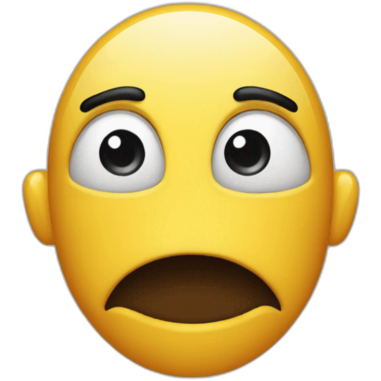 Emoji face that is upset and don’t wanna talk  emoji