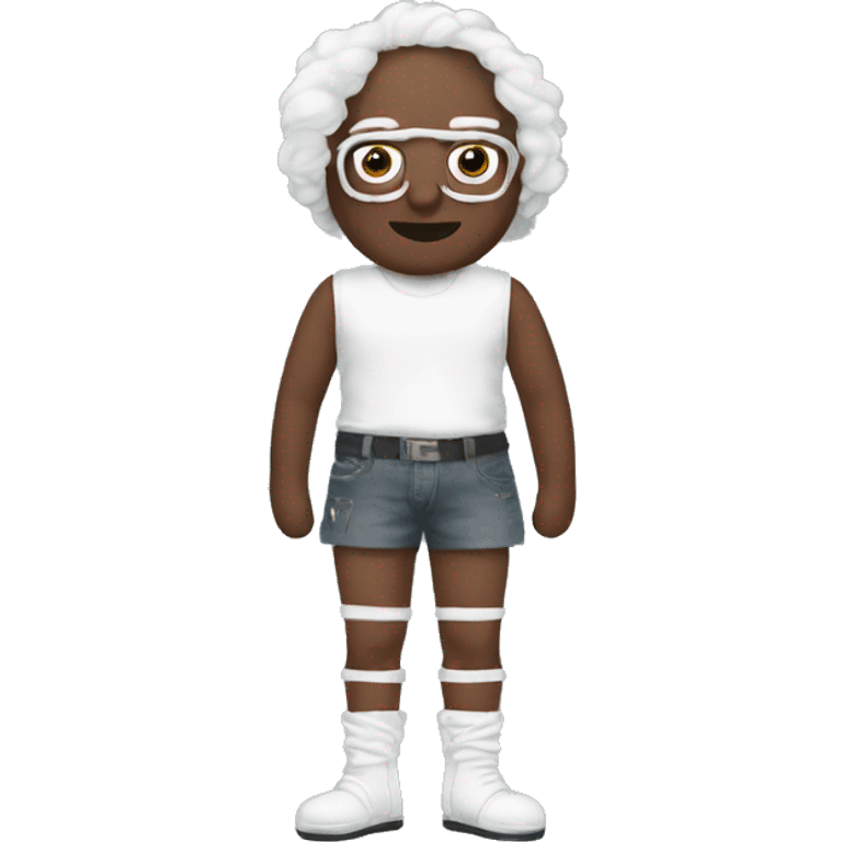 white leg warmers emoji