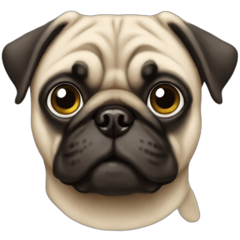 Pug dog emoji