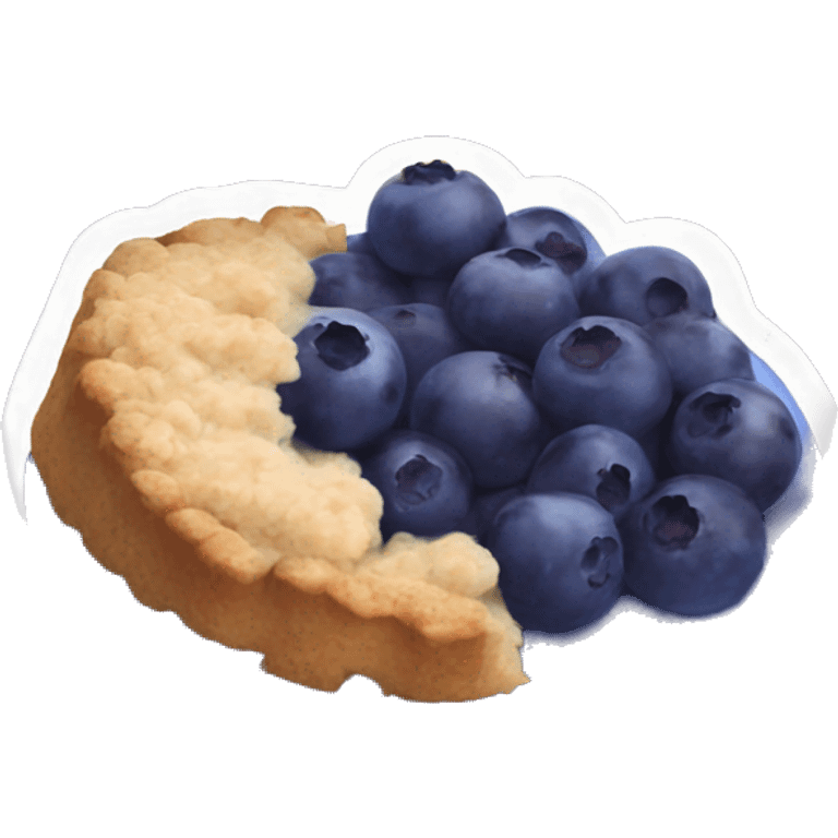 Blueberry Crumble emoji