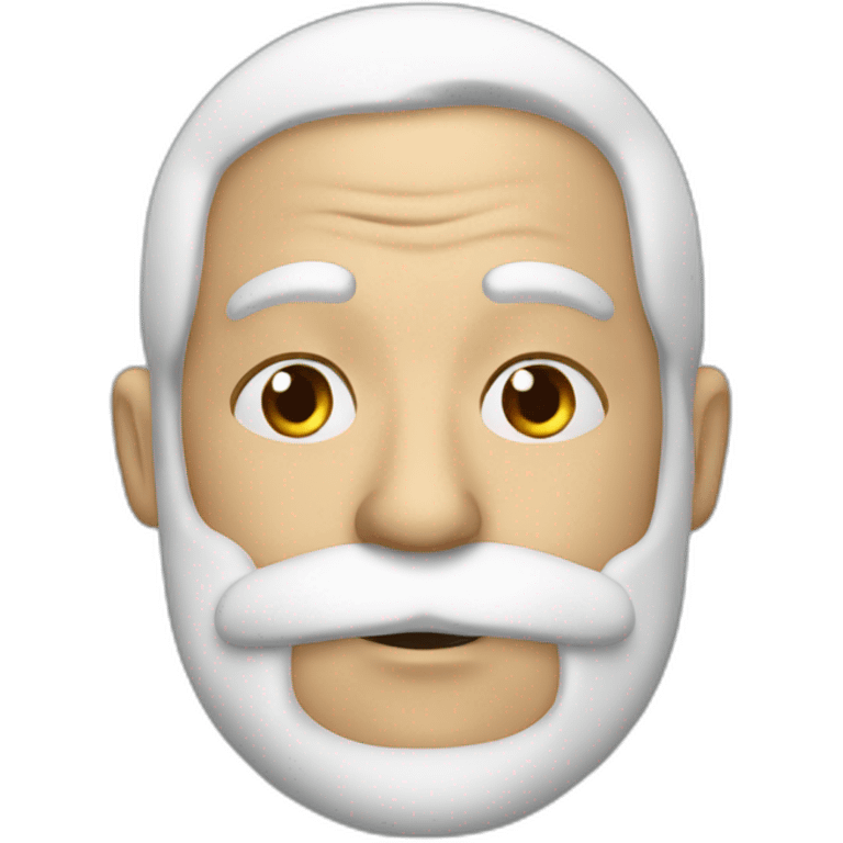 Le père noël qui fume  emoji